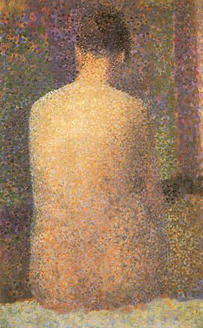 Model, Back View Georges Seurat